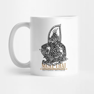 Vintage Muay Thai Tattoo Hermit Mug